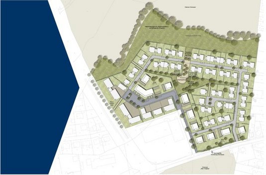 Lageplan des Neubaugebiets Neuenkamp Selm Bork