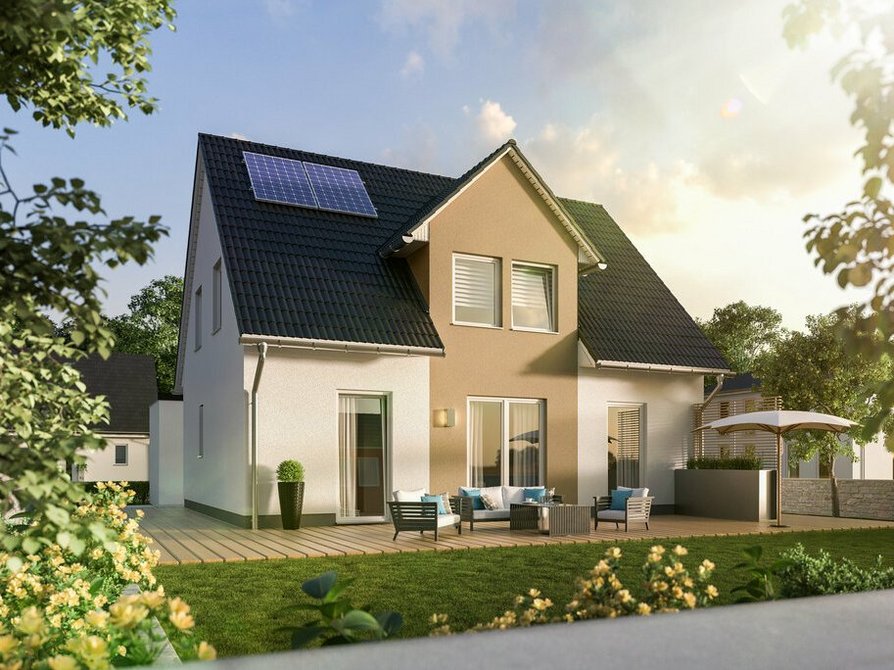 Das Flair 125 in Variante Trend mit Blick in den Garten