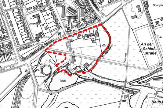 Lageplan Neubaugebiet Park Quatier Hoevel