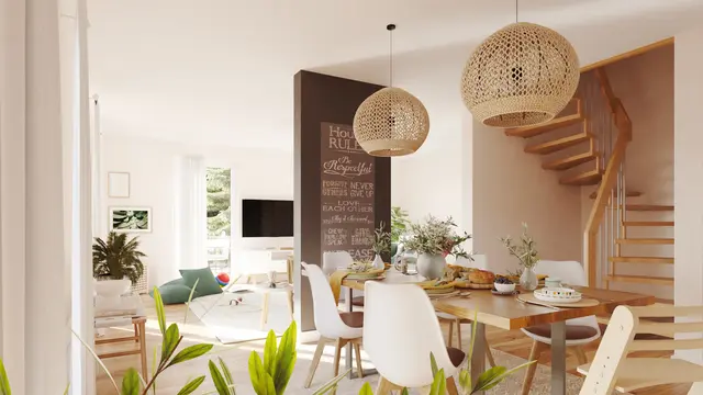 Stilvolle Wohnidee mit gemütlichem Ambiente, harmonischer Farbwahl und passenden Möbeln für ein individuelles Zuhause