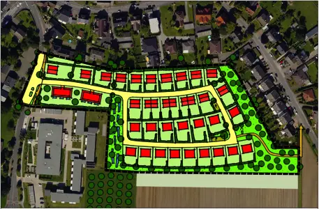 Lageplan Neubaugebiet Kamen Methler